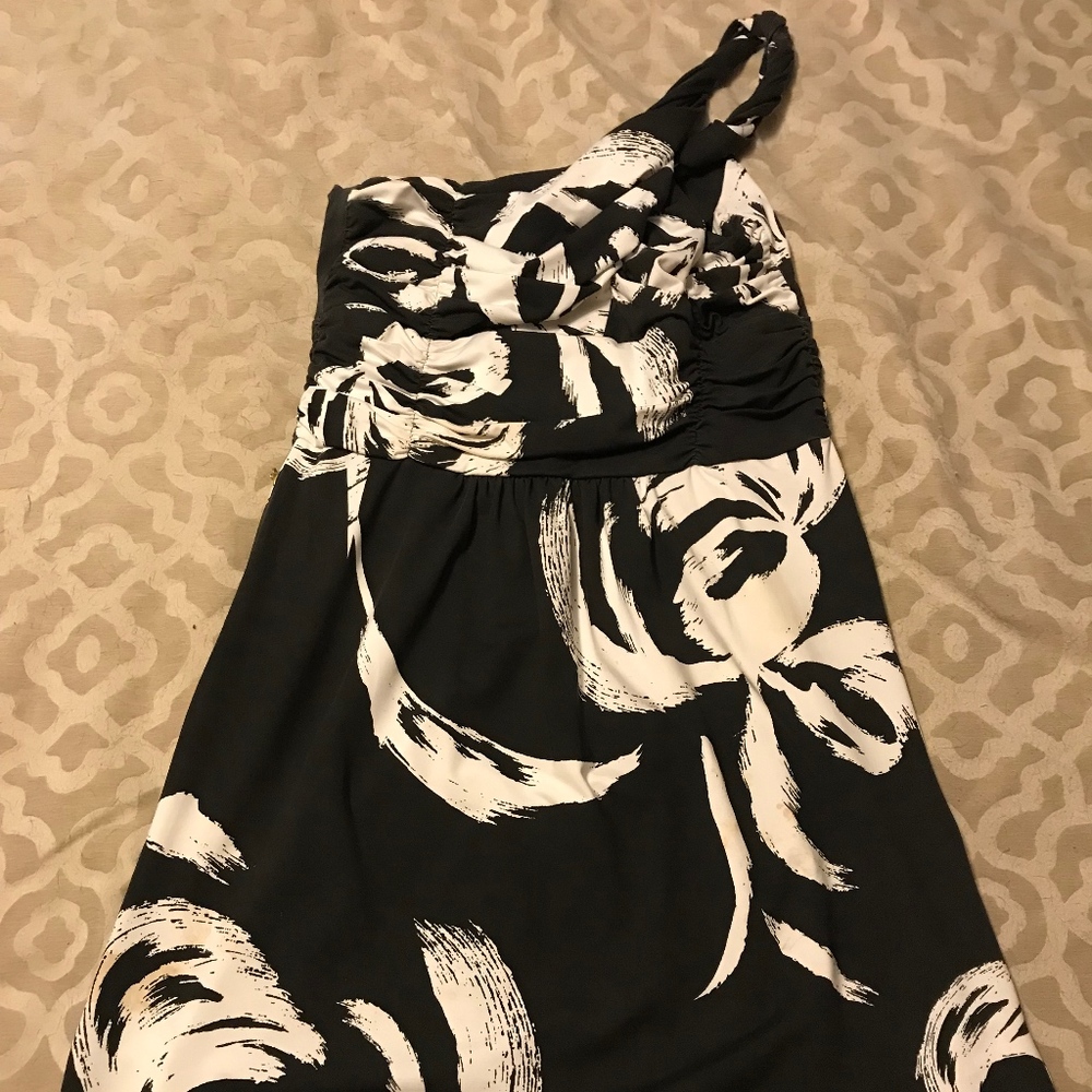 Black and White Cocktail Party Dress- Size S